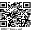 SAM-2017 Cómo se usa