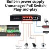 POE204D 4CH POE SWITCH HS 85365090 - Image 3